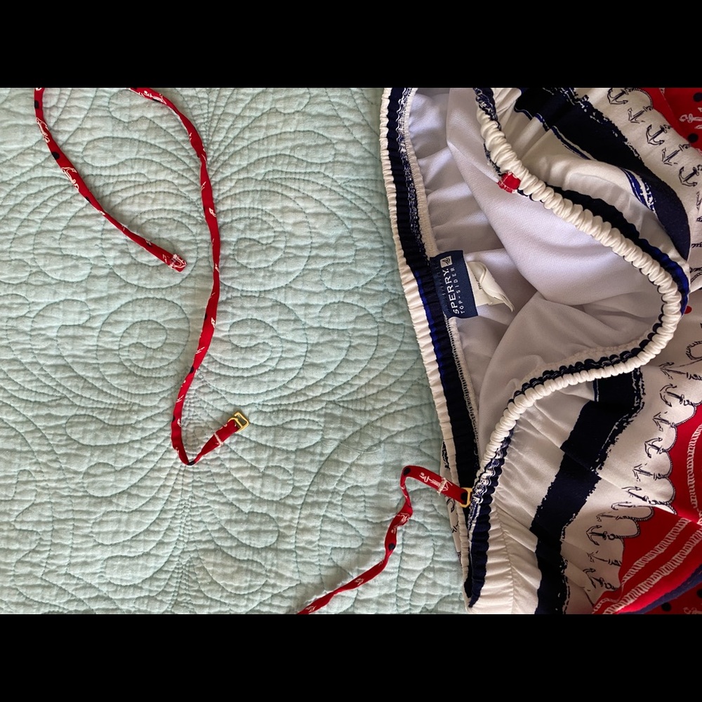 Sperry Red and White Nautical Maxi Dress - Picture 6 of 9